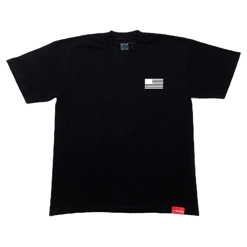 TMC Color Block Flag T-shirt - Black/White