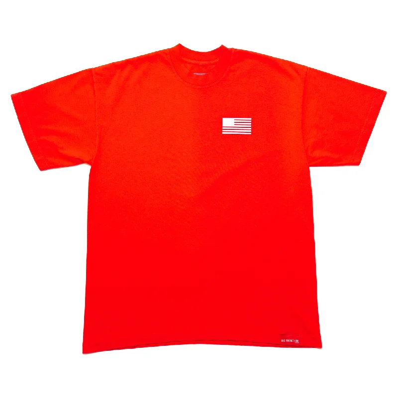 TMC Color Block Flag T-shirt - Red/White