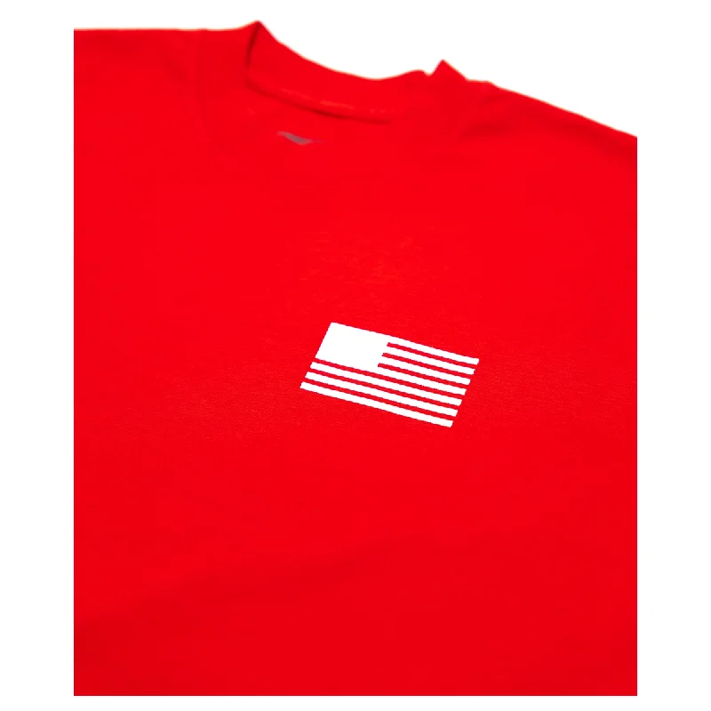 TMC Color Block Flag T-shirt - Red/White