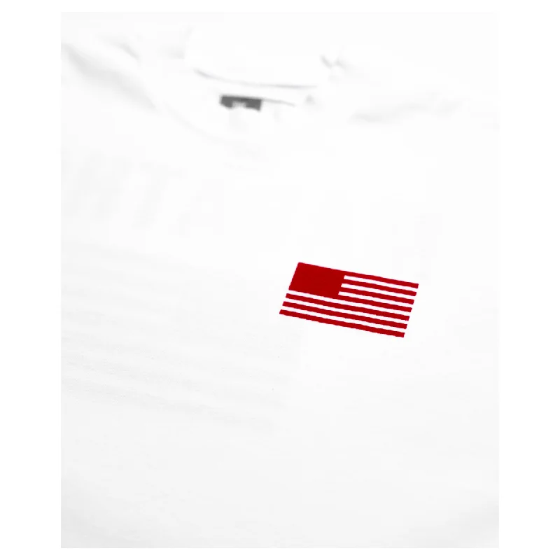 TMC Color Block Flag T-shirt - White/Red