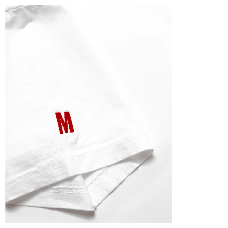 TMC Color Block Flag T-shirt - White/Red