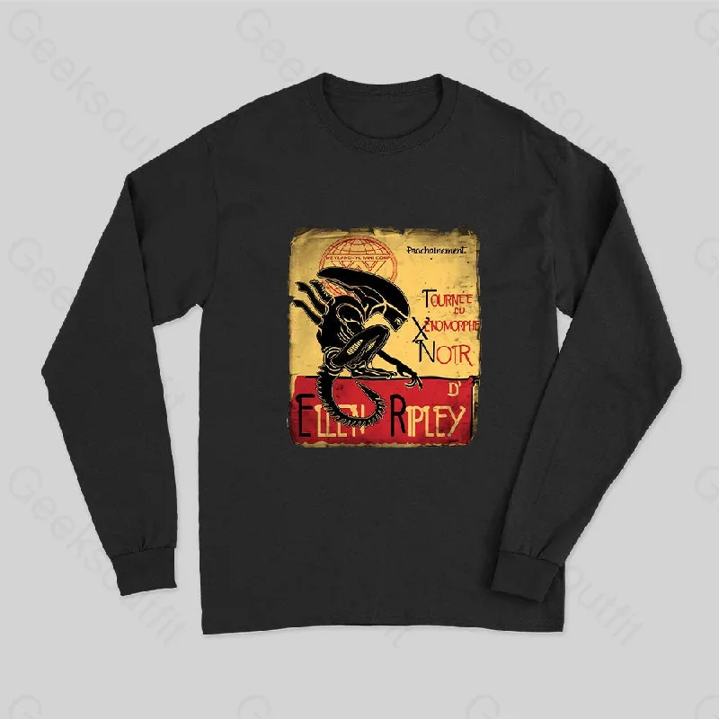 Tournee Du Xenomorphe Doir Long Sleeve T-Shirt