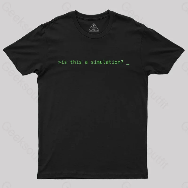 Is This A Simulation T-Shirt