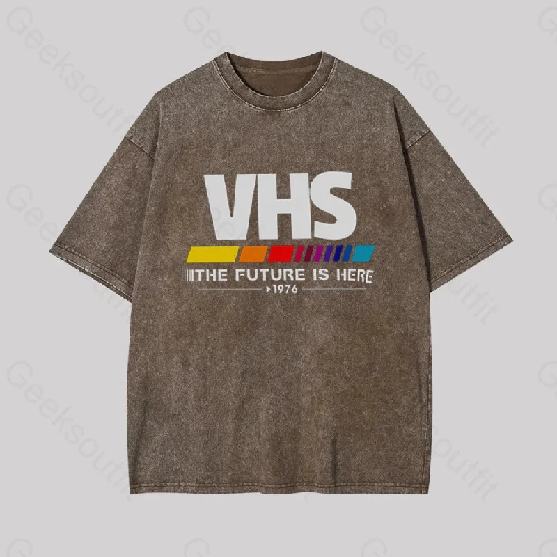 VHS – The Future is Now Geek Washed T-shirt