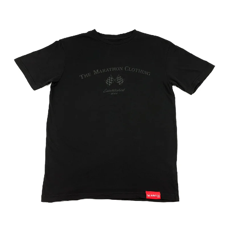 Victory Flags T-shirt - Black/Black