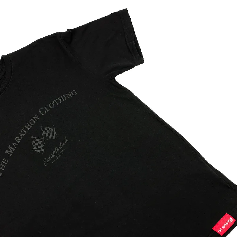 Victory Flags T-shirt - Black/Black