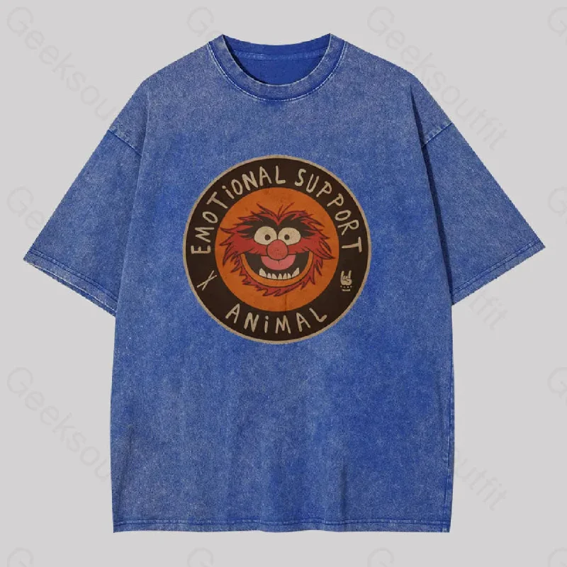 Vintage 70s Muppets Emotional Support Animal Washed T-shirt