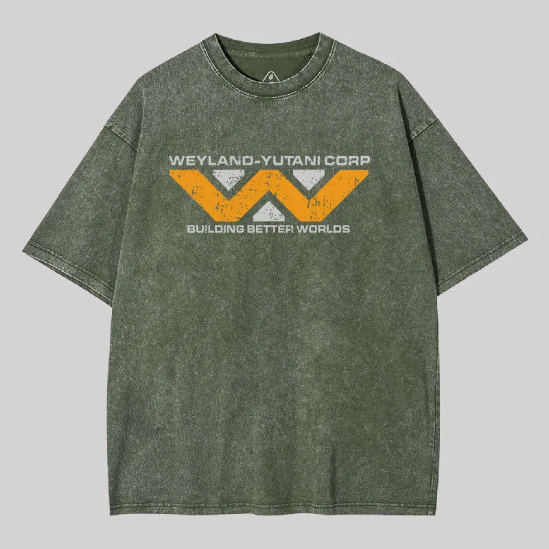 Weyland yutani Corp Washed T-shirt