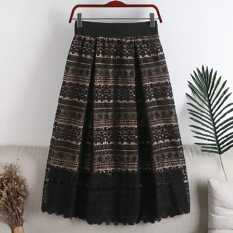 Halle Classic Lace Adjustable Skirt Best-selling unclassified skirts